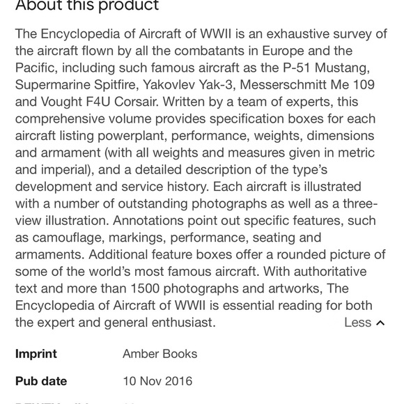 The encyclopedia of Aircraft of World War II - Picture 5 of 5